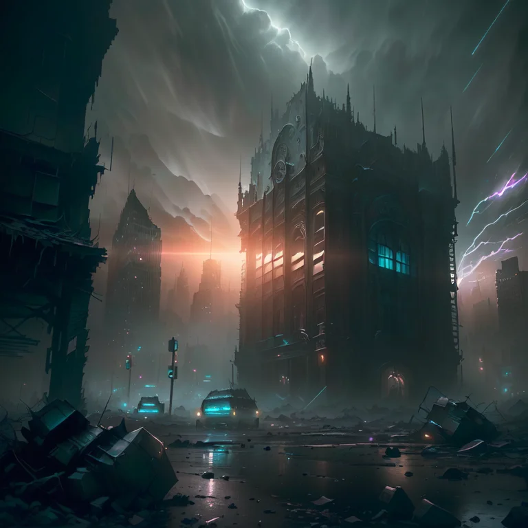 End Of The World, Epic Realistic, Hdr1.4, Muted Colors1.4, A...