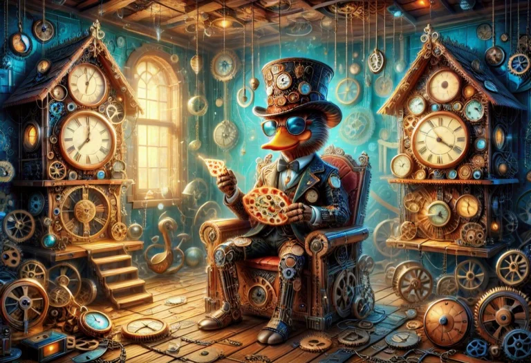 Lazypos, Clockstyle, Duck, Clockwork Duck, Solo, Sitting On...