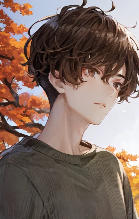 Lorakaoming-ep21 1boy Brown Hair, Short Hair, Messy Hair, Br...
