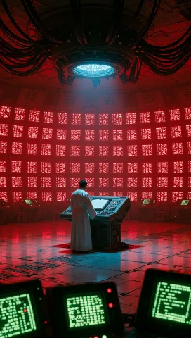 Dcsc1f1. Wide Shot From A Slightly Elevated Angle, Centered... — Stable Diffusion AI Prompt: DCSC1F1. Wide shot from a slightly elevated angle, centered on a lone adult huma...