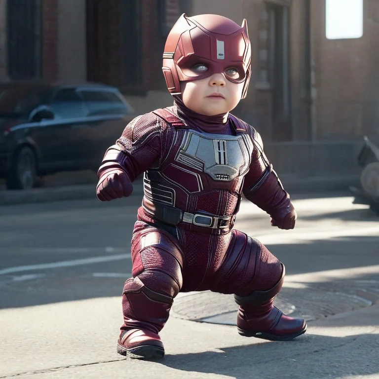 A Smolone1.2, Baby Daredevil, Cinematic Quality, Dynamic Lig...
