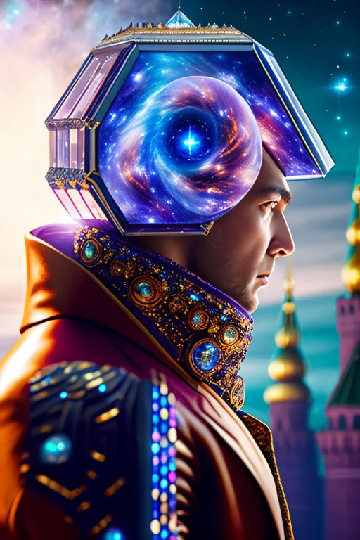 Gorgeous Photo, Stunning Portrait Of Magical Cyborg Moscow W...