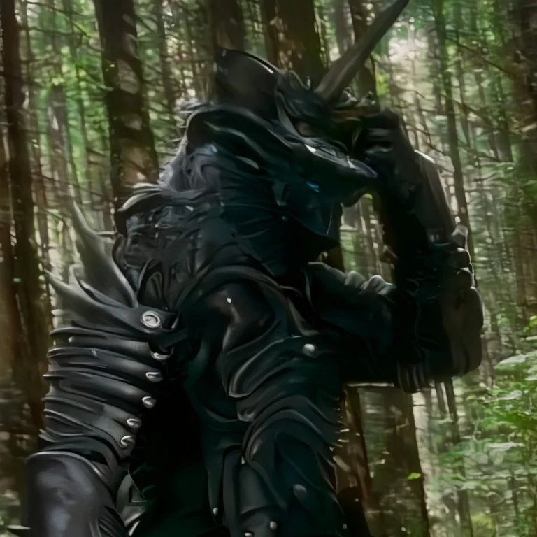 Zen Aku In Forest.