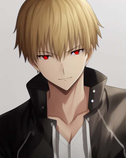 Gilgamesh 1boy Portrait