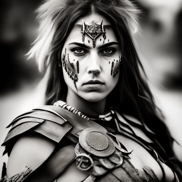 Photo, Female Warrior