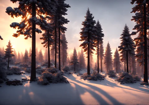 Drawing Of Covered In Snow Medivel Large Forest Clouldy At S... — Stable Diffusion AI Prompt: drawing of covered in snow Medivel large forest clouldy at sunset ,(((tk_env)))...