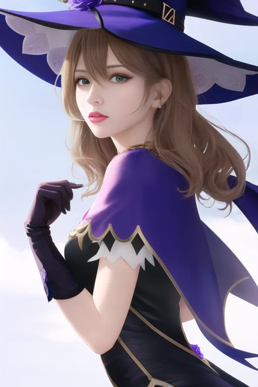 A Beautiful Girl, Perfect Face, Arms At Sides, Masterpiece,...