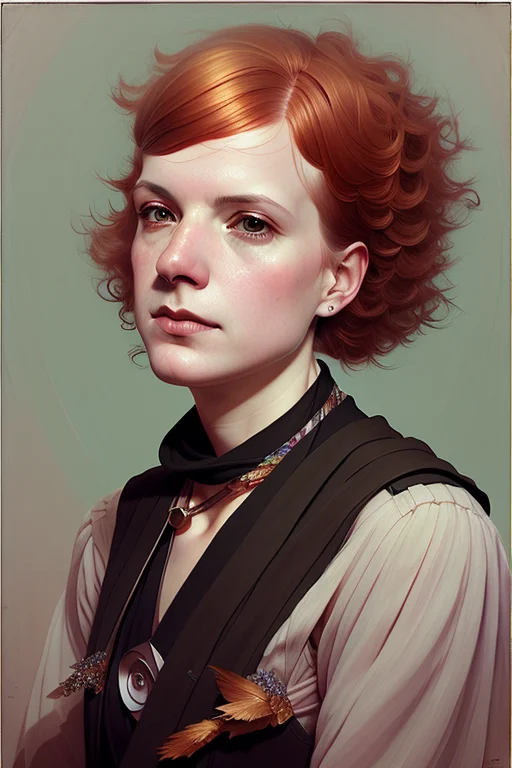 A Portrait Of Luisaringu,art