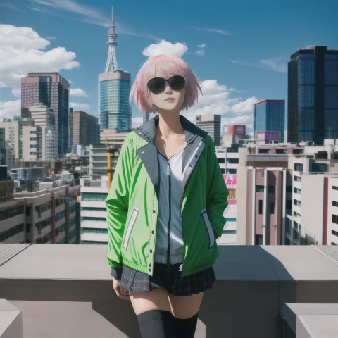 Masterpiece, Best Quality, Highly Detailed,1girl, Jacket, Sh... — Stable Diffusion AI Prompt: masterpiece, best quality, highly detailed,1girl, jacket, short hair, outdoors,...