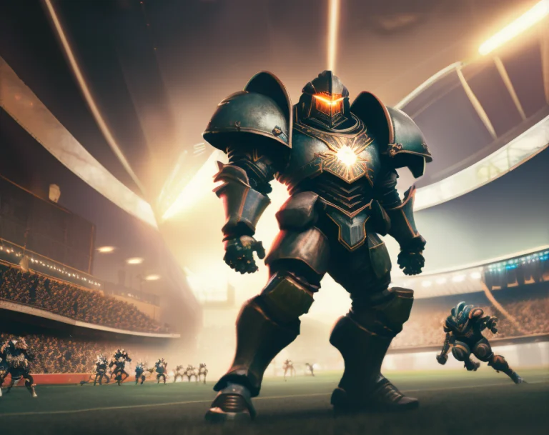 Grimknights1 Mechafootball1.4 Raw, Analog Style, F11, Cinema...
