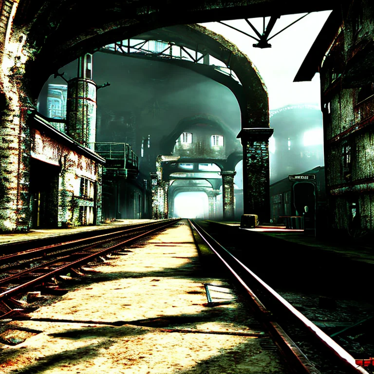 Uk Trainstation, By Apocofy