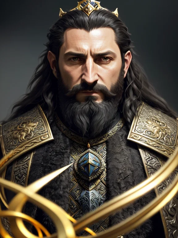High Detail Raw Color Art, Animation, Richard Armitage As Th...