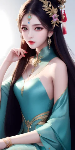 1girl, Longhair, Portrait, Upper Body, China Transparent Sil... — Stable Diffusion AI Prompt: 1girl, long_hair, portrait, upper body, china transparent silk dress, dress, hai...
