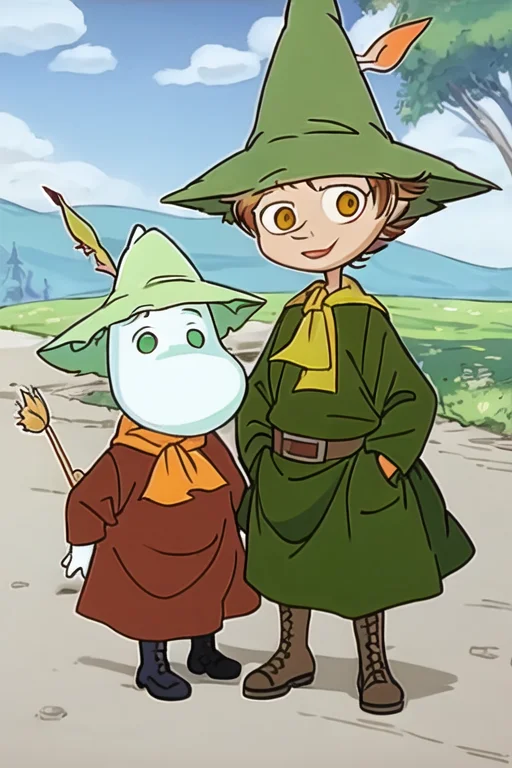 Multiple, Moomin, Snufkin, 2boys, Outside, Sunny Loramoominl...