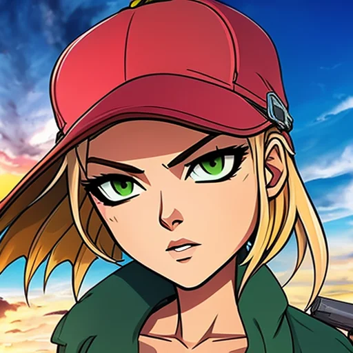 A Closeup Portrait Of A Danger Girl Character In Action, Nat...