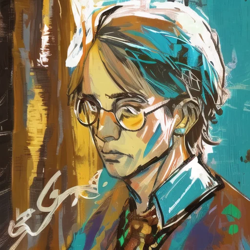 Harry Potterabstract Background0.5, Expressionism, Digital A...