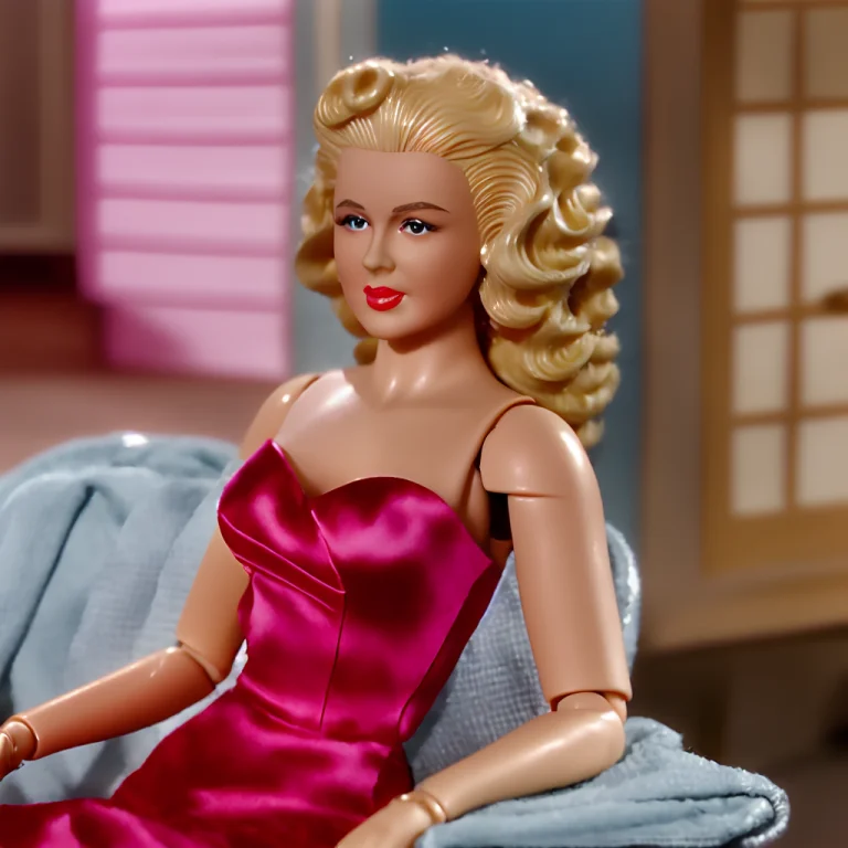 An Female Action Figure1.2 Of A 40 Year Old Woman With Curly...