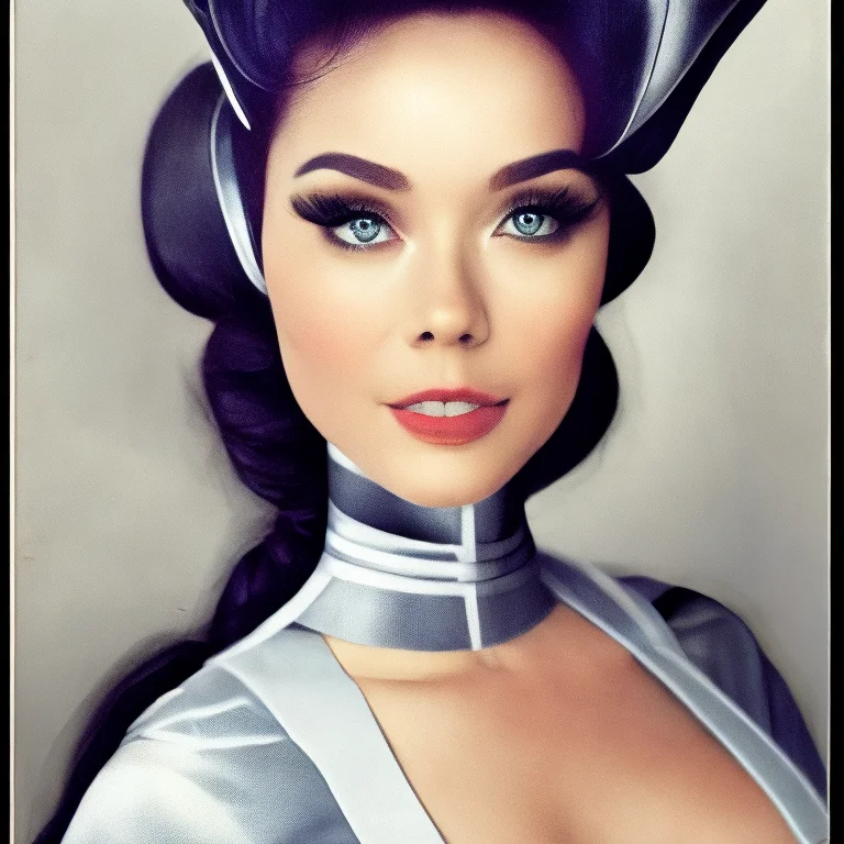 Photo, Pretty Actress Scifi