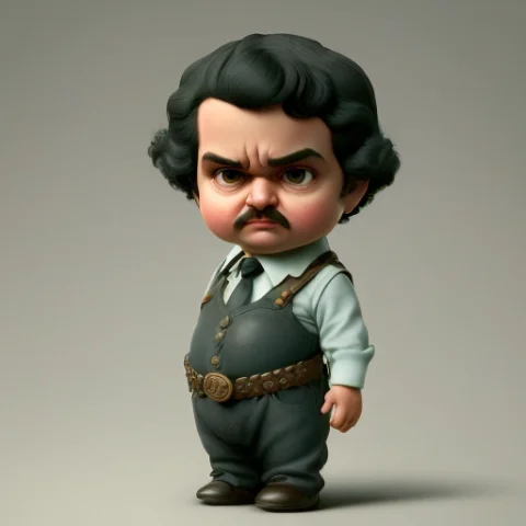 Cbzbb , Pablo Escobar From Narcos,charachter ,cute, Little,... — Stable Diffusion AI Prompt: cbzbb , Pablo escobar from narcos,charachter ,cute, little, beautiful, devian ar...