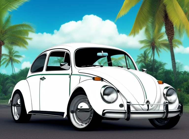 Nvinkpunk, 1960s Volkswagen Beetle, On The Road, Fantasy, Sh...