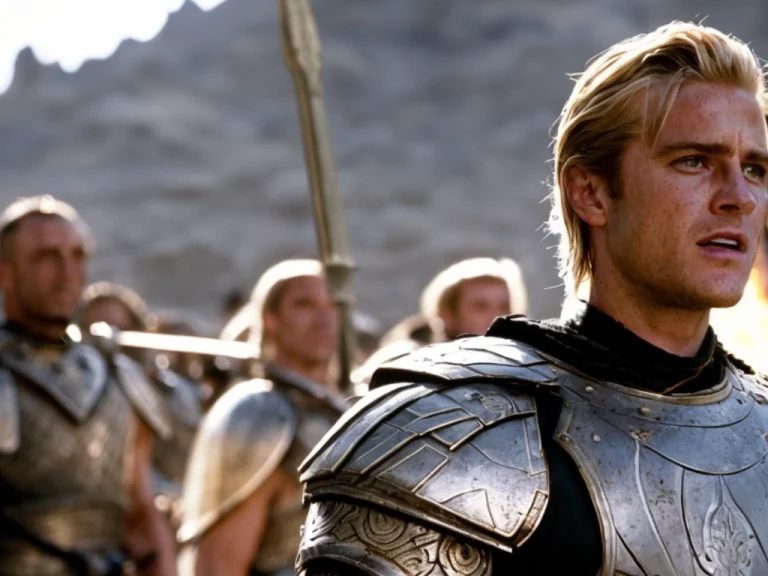 24 Year Old Centurion With Blonde Hair As A Royal Warrior We...