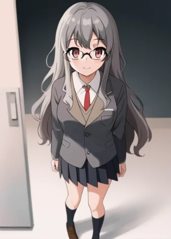 Lorafutaba0.7,futaba Rio, Glasses,gray Hair,highres,masterpi... — Stable Diffusion AI Prompt: ,futaba rio, (glasses),gray hair,highres,(masterpiece_1.0),(best quality_1.0),st...