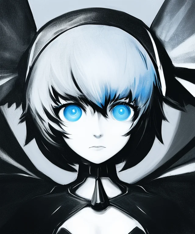 Masterpiece, Best Quality, Styhuke, Black Rock Shooter, Solo...