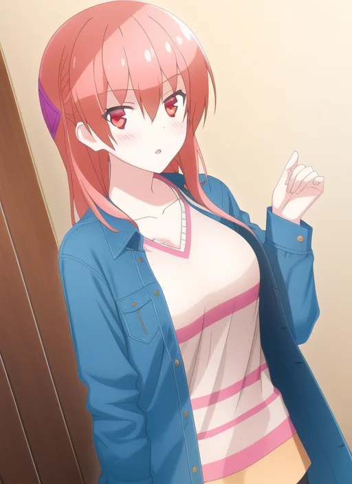 Tsukasa, 1girl, Cowboy Shot, Overshirt