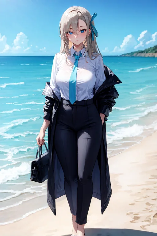 Asuna Blue Archive, Best Quality, Ultra Detailed, 1girl, Sol...