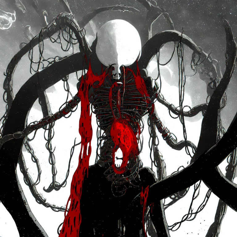Mksks, Anime Screencap, Illustration, Dread, Body Horror, Go...
