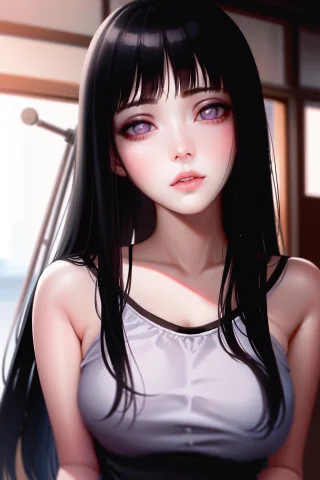 Hinata, Hyuuga Hinata, 1girl, Fantasy, Highres, Looking Away... — Stable Diffusion AI Prompt: hinata, hyuuga hinata, 1girl, fantasy, highres, looking away, looking to the_sid...