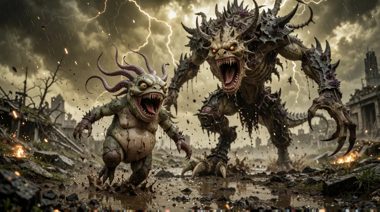 A Hyper-realistic Digital Masterpiece In The Style Of Dark F...