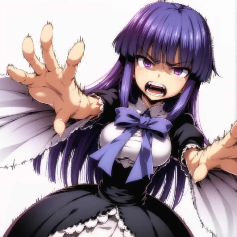 Lorabern106050000.7, 1girl, Frederica Bernkastel, Angry, Vio...