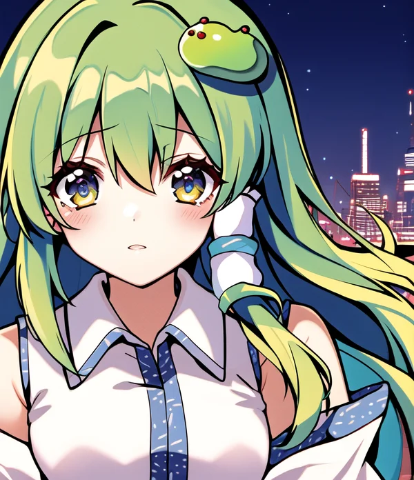 Kochiya Sanae, Best Lighting1.1, Cg, Wallpaper, Hd, High Qua...