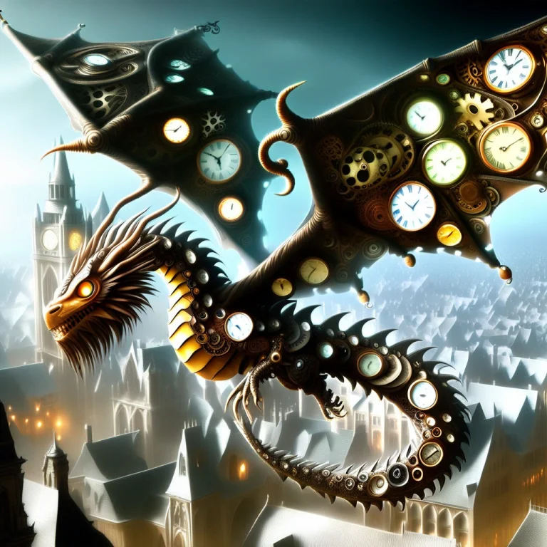 The Enchanted City Of Cogsworth Beneath The Majestic Ancient...