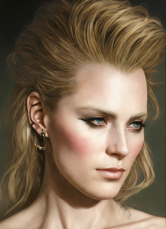 Berserker Portrait Of Sks Woman, Dd Style, Fantasy, Photorea...