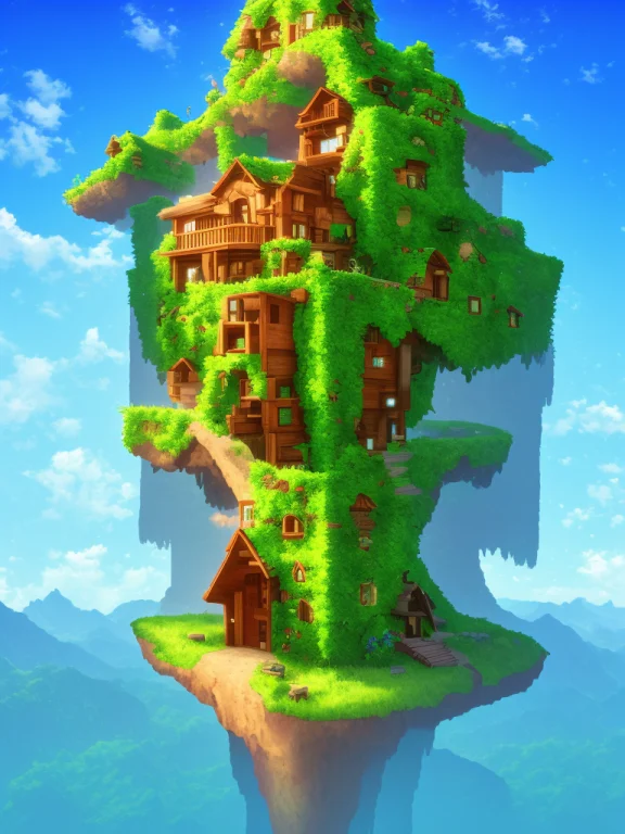 A House In A Top Of A Mountain