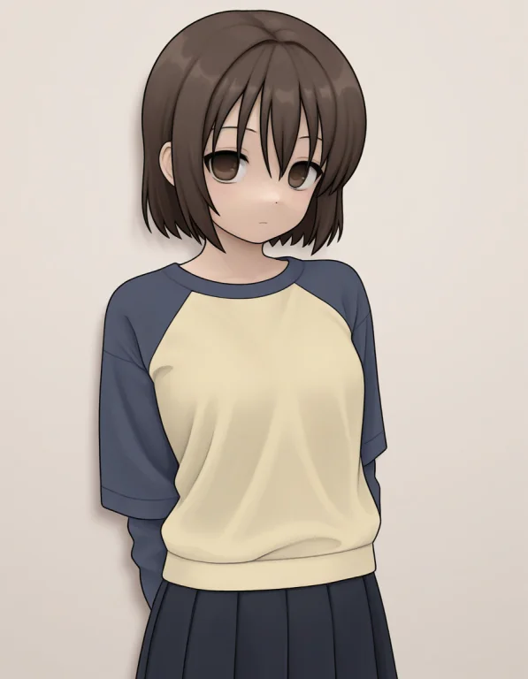 Nhk Ni Youkoso, Nakahara Misaki, 1girl, Arms Behind Back, Bl...