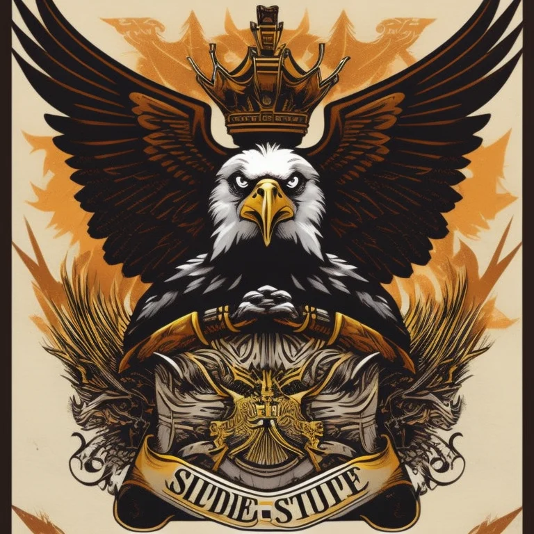 Eagle, Ultra Detailed, Detailed Face, Bone-made Helmet, Pyra...