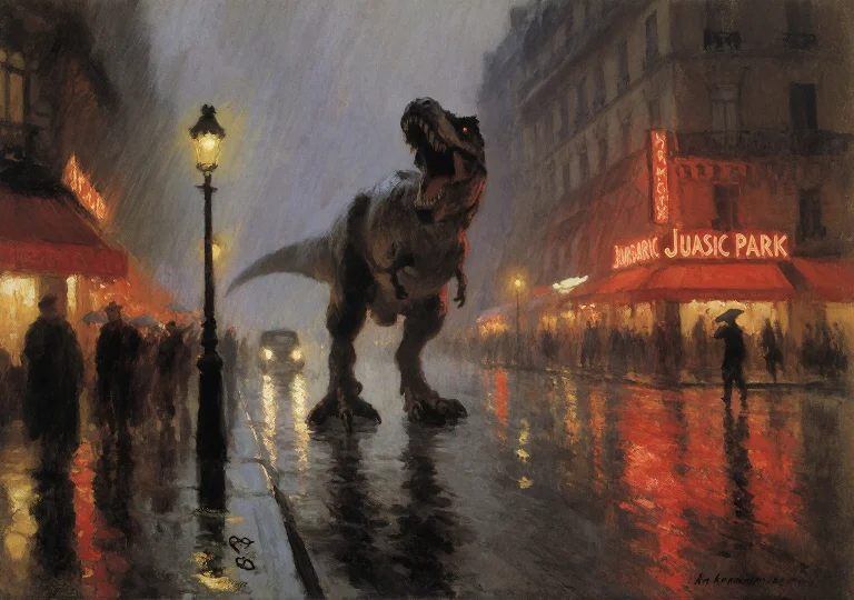 Cinematic Film Still 12. Konstantin Korovin Style Russian Im...