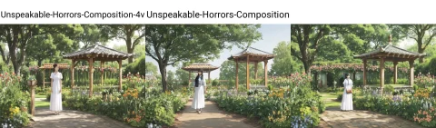 Photo Of A Woman Stand In A Garden — Stable Diffusion AI Prompt: photo of a woman stand in a garden