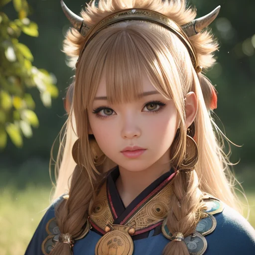 Best Quality, Masterpiece1.1, Realistic1.4, 1girl, Shaman Co...