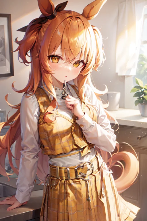 Masterpiece, Best Quality, Mayano Topgun Umamusume, Long Sle...