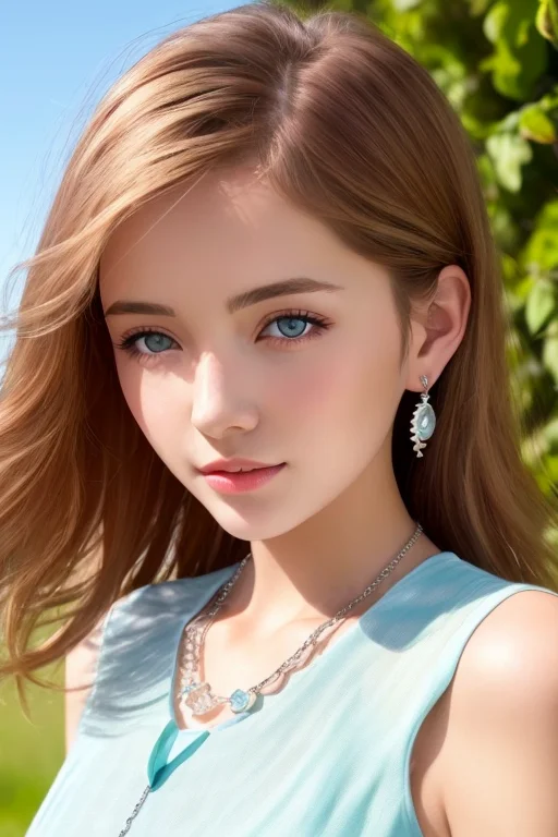 Best Quality, Beautiful European Young 1girl, Detailed Cute...