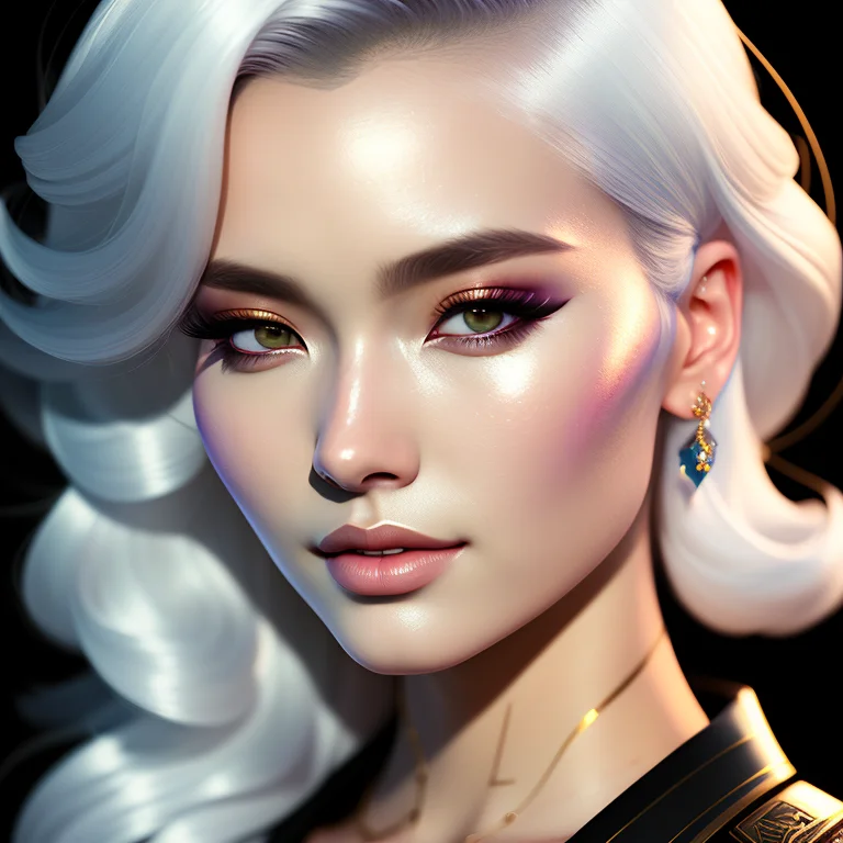 Artificial-journey Style Beautiful Female Cleric, Ethereal,...