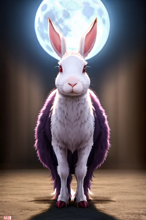 Majestic Glorious Mooncalf, Rabbit Monster With Big Eyes And...