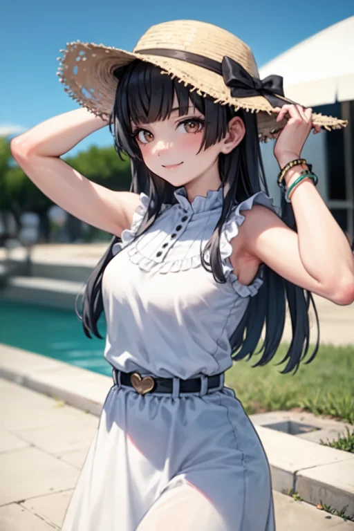Loramayuzumi Fuyuko1, Mayuzumi Fuyuko, 1girl, Solo, Hat, Bla...