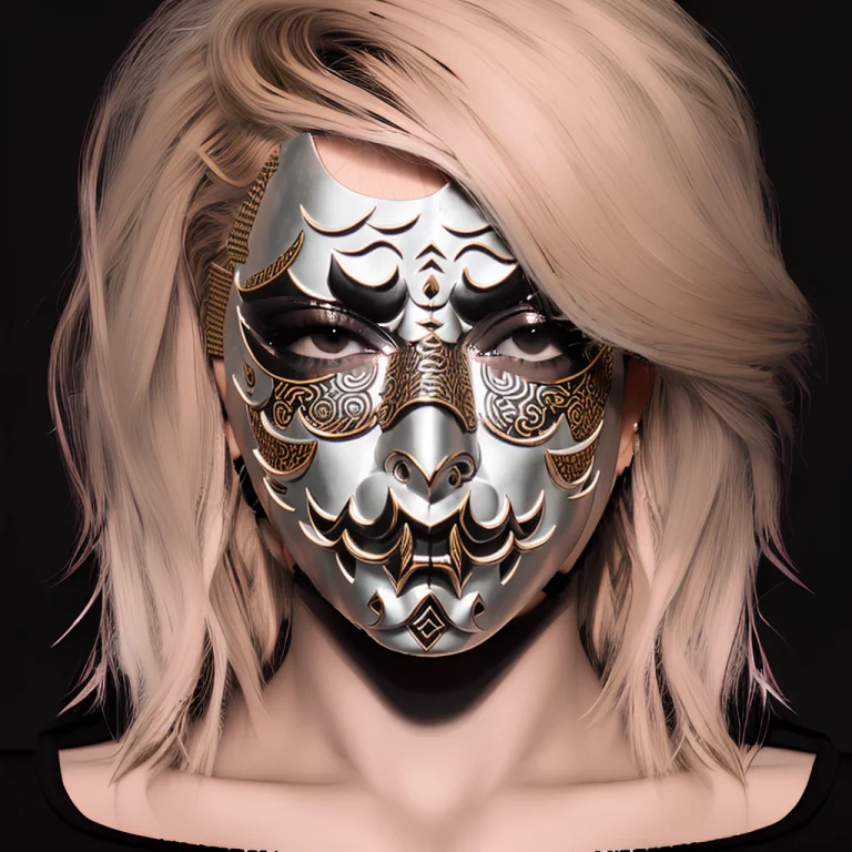 Sjstyle, A New Oni Mask, Intricate Detail
