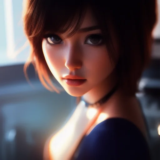Sexy Cute Brunette, 3d, 3d Art, 4k, 8 K Artistic Photography...
