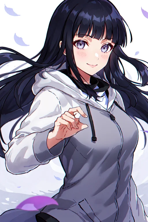 Hinata, Hyuuga Hinata, 1girl, Bangs, Emptyeyes, Blackhair, B...